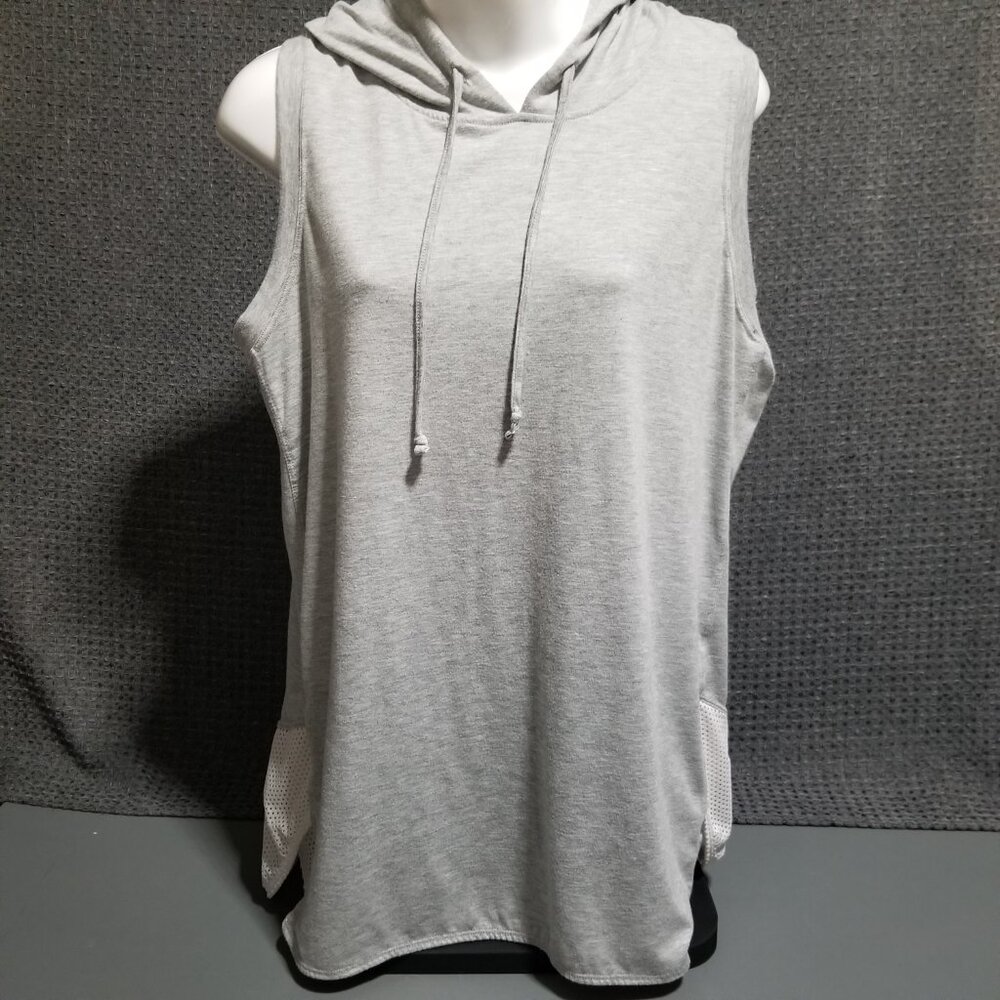 ❤️3/$12 Avia Hoodie Women's L(12-14) Gray Sleeveless